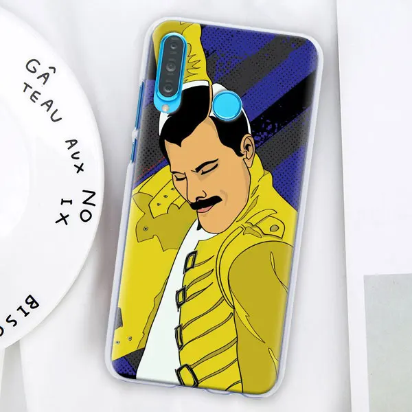 Фредди Меркури Queen футляр для телефона для huawei P30 Pro P10 P20 P30 Lite P8 P9 Lite P Smart плюс Чехол - Цвет: 002