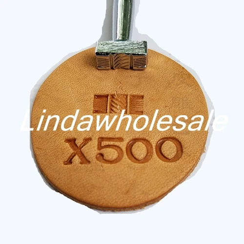 Печатные инструменты для резьбы по коже X513/512/511/505 500/502 кожи металлические