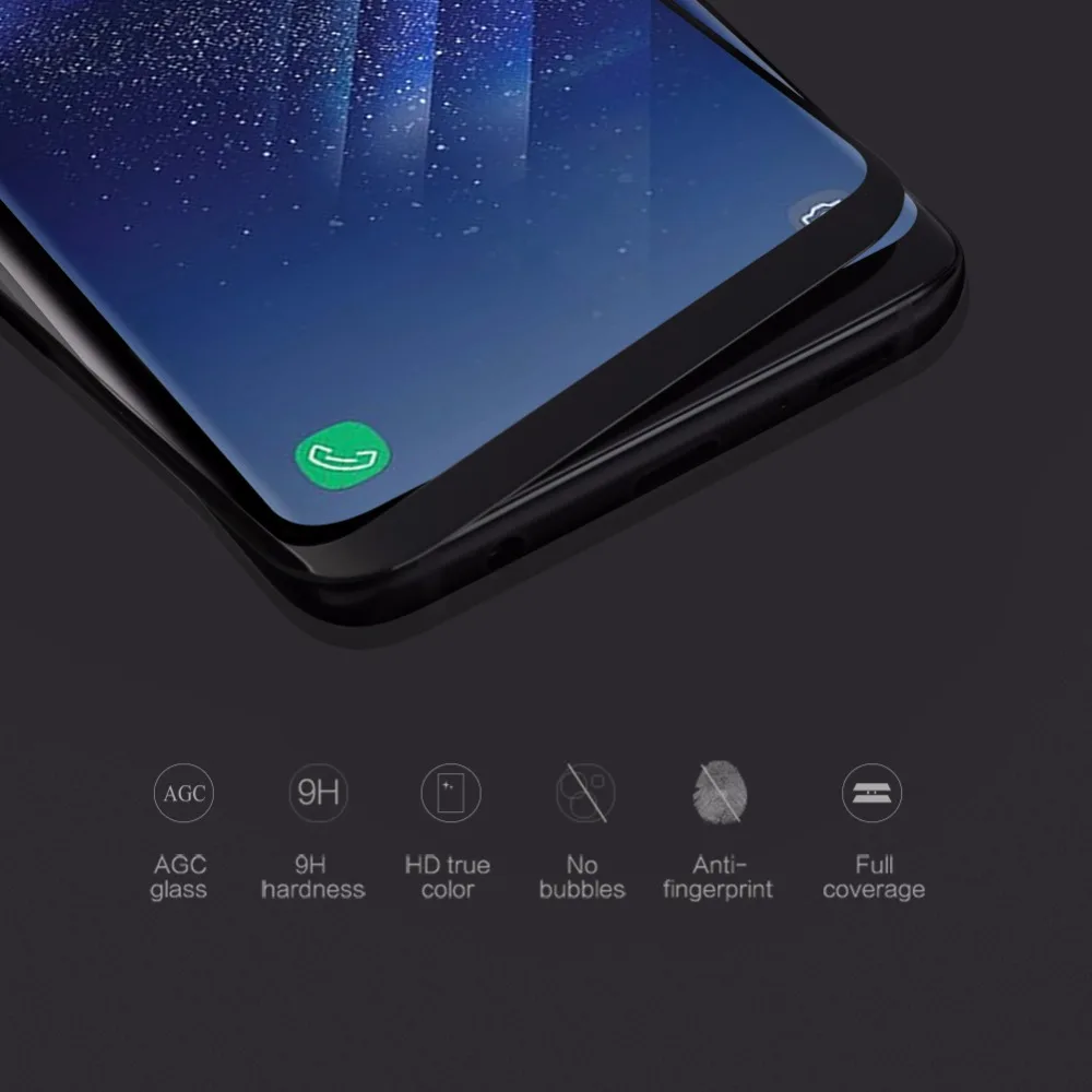 Защитное стекло Nillkin 3D CP + Max закаленное с полным покрытием для Samsung Galaxy S9 Plus |