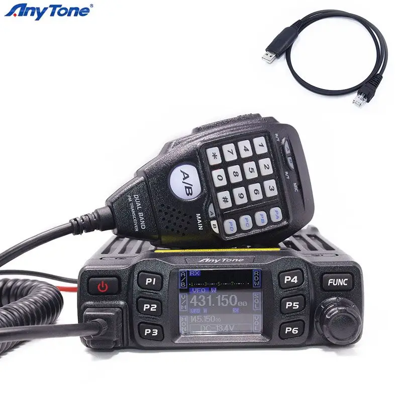 AnyTone AT 778UV VHF UHF двухдиапазонный мини приемопередатчик мобильное радио