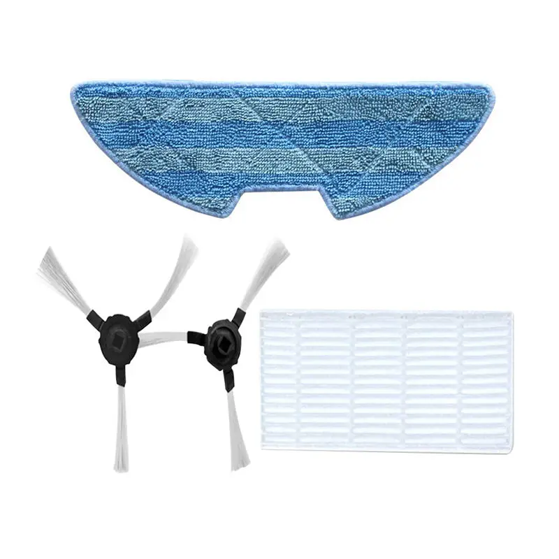 For Proscenic 811Gb/911Se Vacuum Cleaner Parts Filter+Mop Cloth+Side Brushes | Hand Dryer