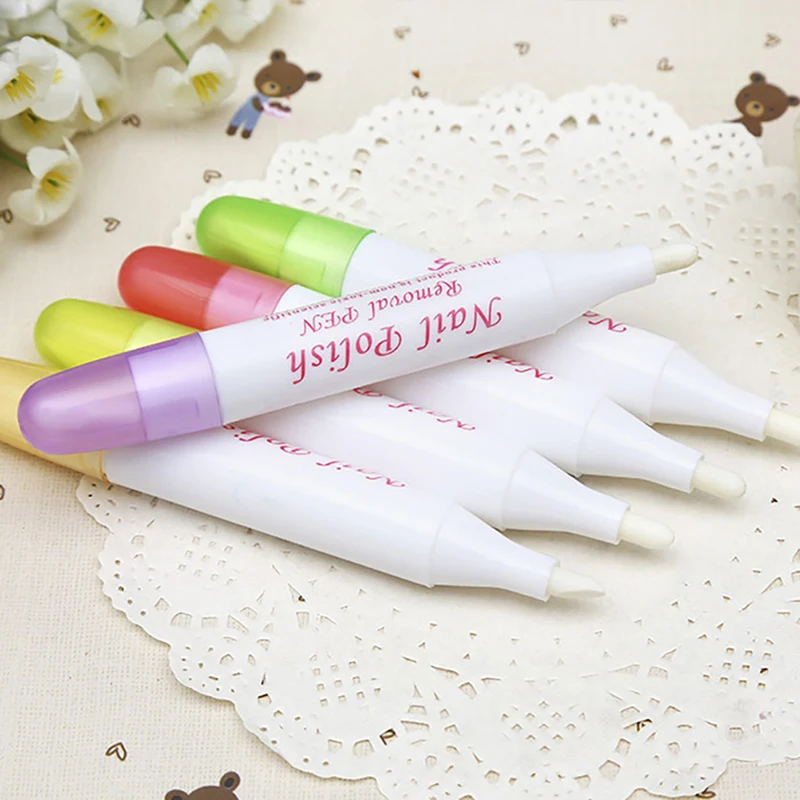 5 шт./компл. Профессиональный корректор для удаления лака ногтей ручки с 15