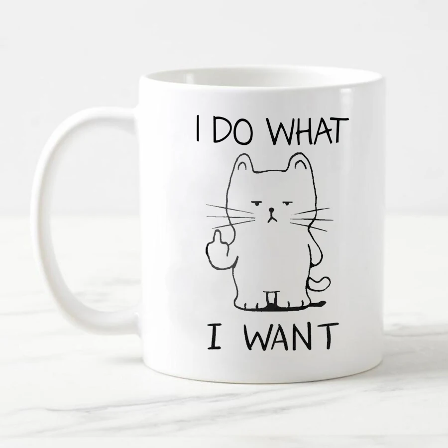 

I do what i want ceramic white coffee Mug tea cup mugs suprised gift free shipping
