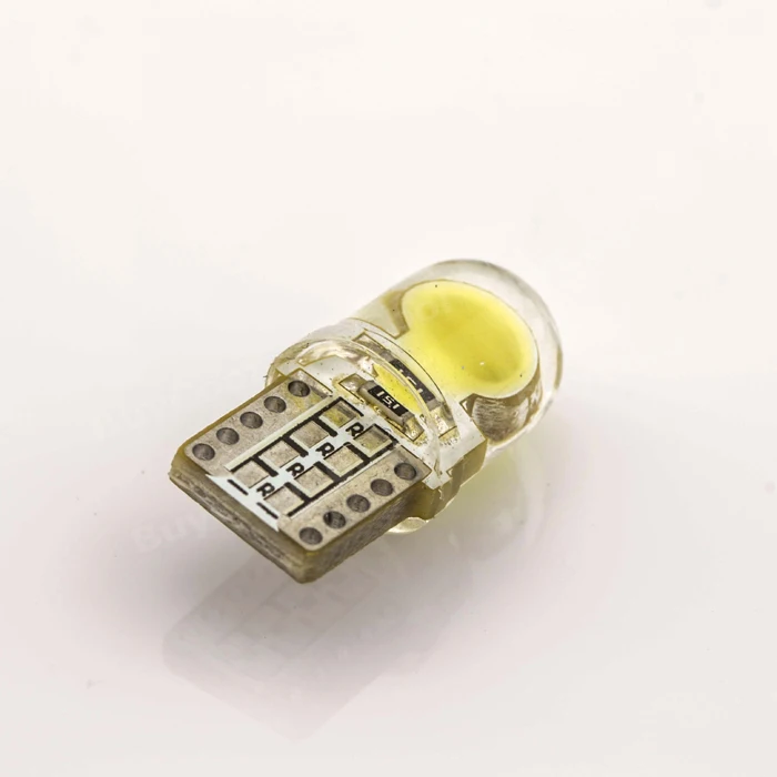 6 X Авто T10 Светодиодные лампы чистый белый 194 W5W 168 COB кварцевая Автомобильная LED