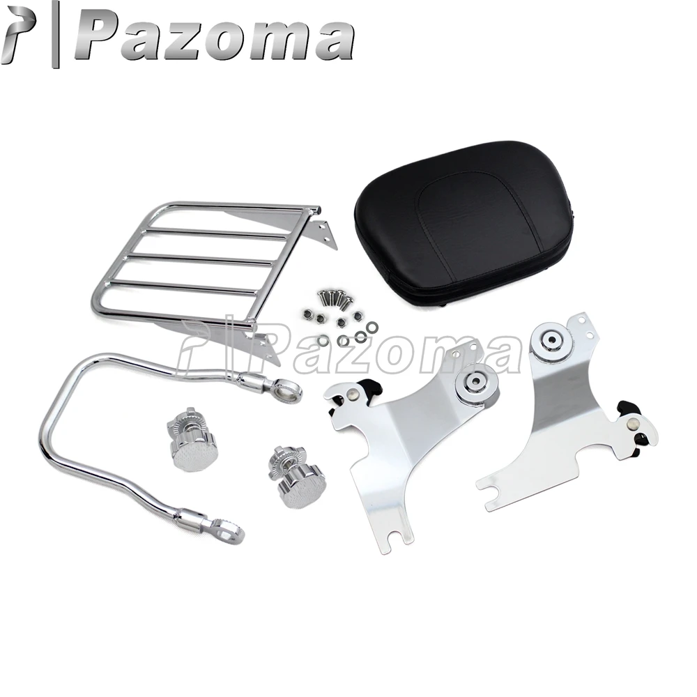 Sissy бар задняя пассажирская спинка Подушка для мотоцикла Съемная багажная стойка