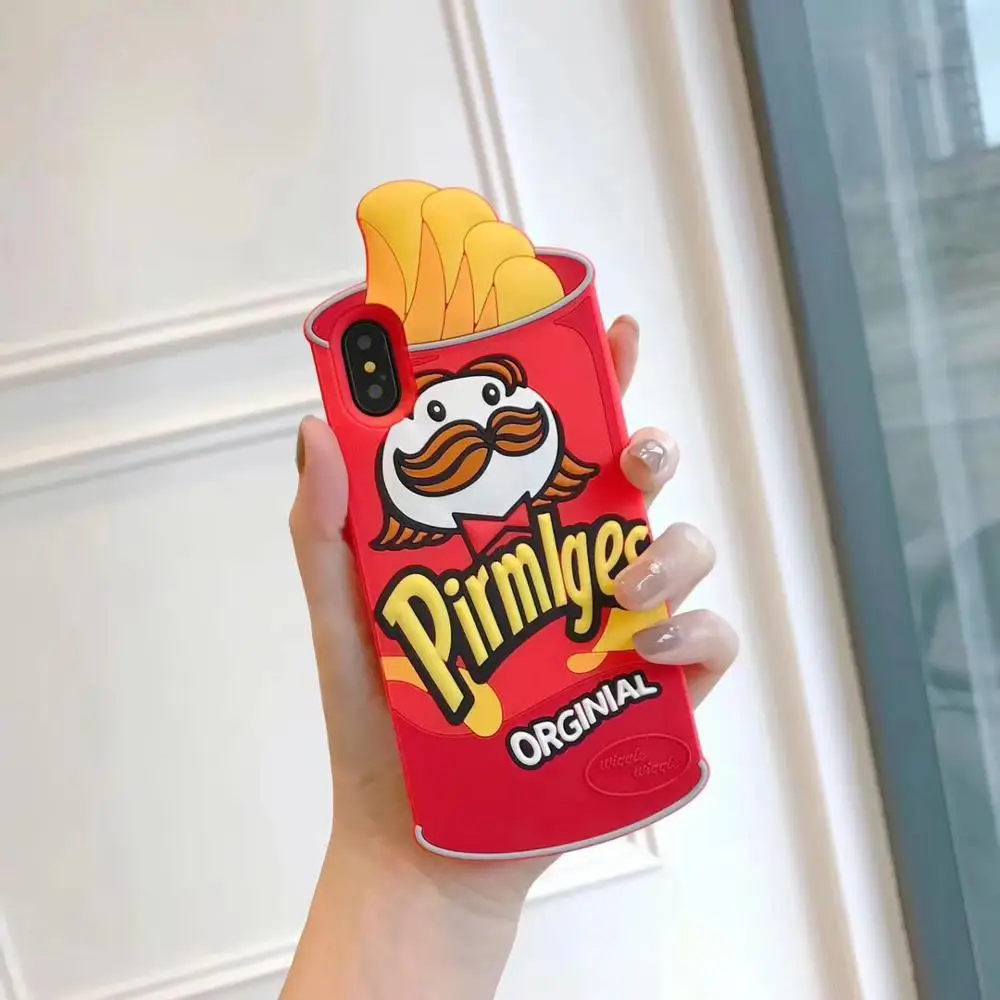 Брендовый уникальный чехол для телефона Popcorn мягкий силиконовый iPhone11 Xsmax 6s 8plus 7plus