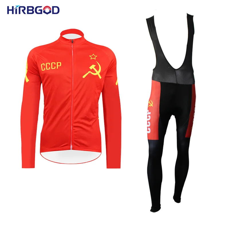 Мужской комплект одежды для велоспорта HIRBGOD дышащая велосипедная одежда с