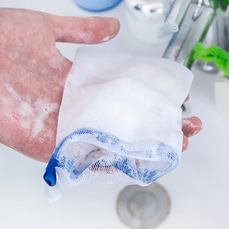 

Face Clean Tool Cleanser Foam Maker Bag Bubble Foam Net Bathroom Products Washing Tools