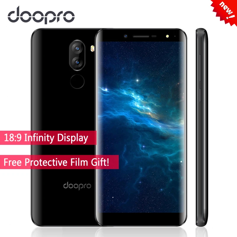 Doopro P5 5 &quotдюймов 18:9 HD 3g WCDMA мобильного телефона MTK6580 4 ядра Android 7 0 1 ГБ Оперативная