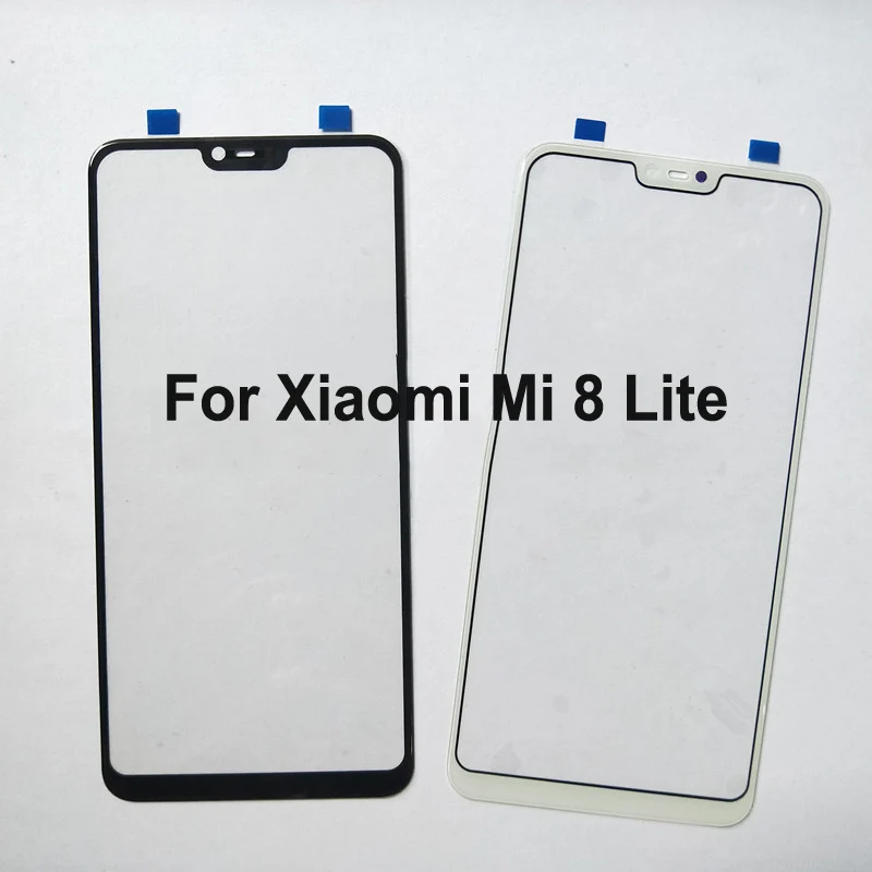 

For Xiaomi Mi 8 Lite Touch Screen Glass Digitizer Panel Front Glass Sensor 6.26'' For Mi 8 Lite 8Lite Without Flex