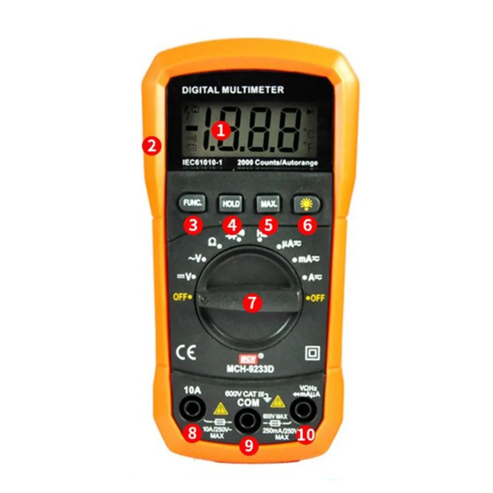 High Accuracy Automatic Range Digital Clamp Meter AC/DC Multimeter Current Pincers Voltmeter Ammeter Ohm Voltage Tester | Инструменты