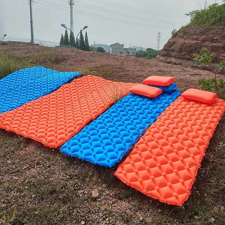 Наружный туристический коврик из нейлона ТПУ 192*60*5,5 см, воздушный матрас, Ультралегкая надувная кровать для пешего туризма, пикника, пляжной палатки, спальной кровати