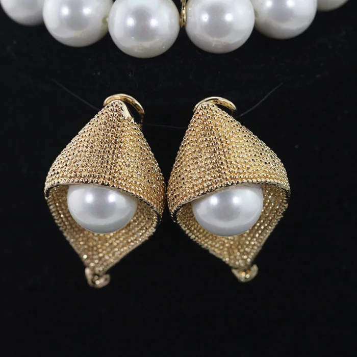 Комплект украшений из жемчуга и бусин в африканском стиле | Украшения аксессуары