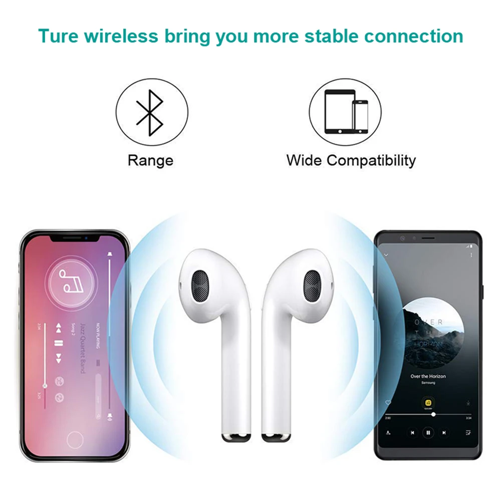 SCELTECH i7 i7s TWS беспроводные Bluetooth наушники в ухо музыкальные Набор стерео гарнитура