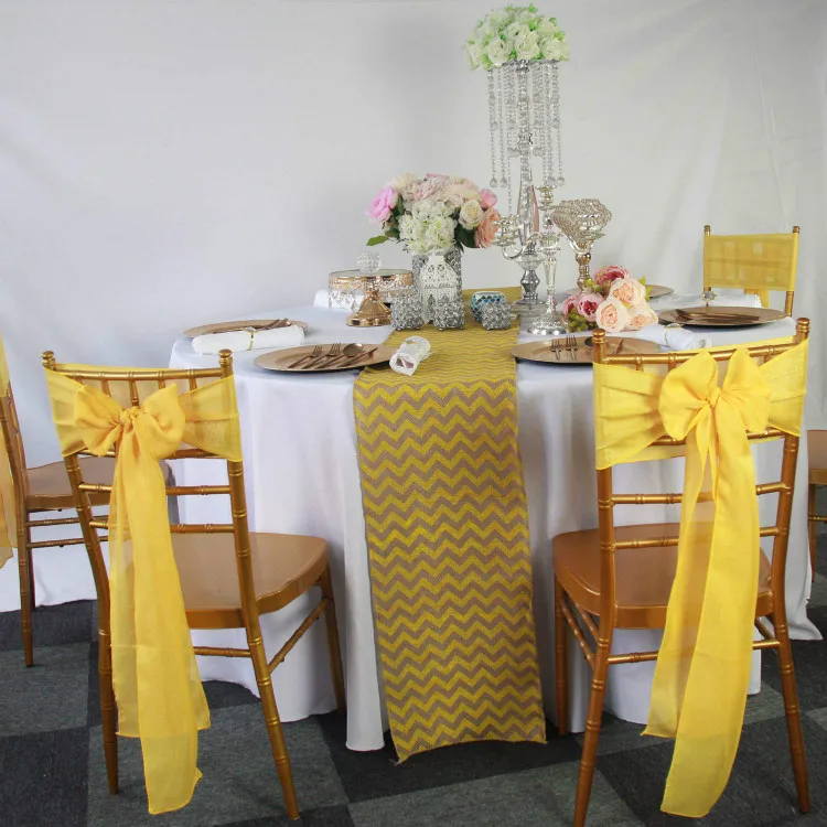

Burlap Table Runner Roll - 12" x 10 Yards Jute Hessian with Finised Edges Banquet Wedding Party Event Decoration and Crafts