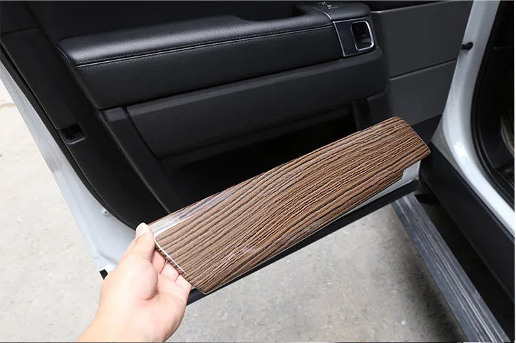 Для Land rover Range Rover Sport Range rover Sport- ABS пластмассовый задний ряд AC Outlet Frame Cover Trim Sands Wood Grain