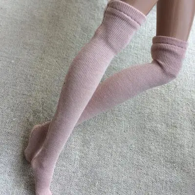 pale pinkish gray 1 пара носки для кукол Блайт карамельного цвета чулок для Azone, Momoko, Barbies Blyth 1/6 аксессуары для кукол - Цвет: pale pinkish gray