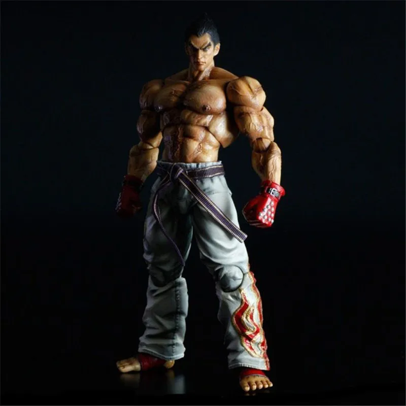 Популярная фигурка Tekken Kazuya Mishima Play Arts Kai, ПВХ, 26 см, 10,23 дюйма, игрушка в стиле аниме, подарок для друзей, кукла, коллекция моделей