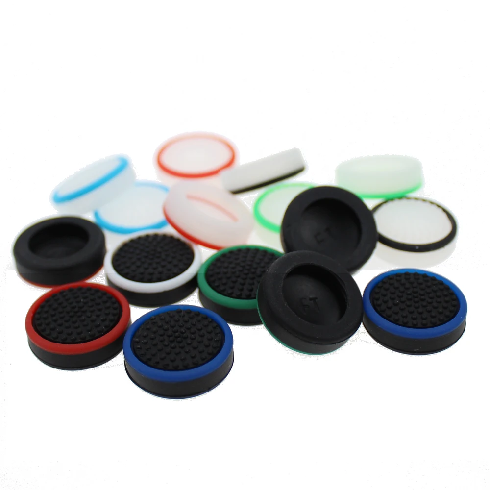 4 шт. Противоскользящий Силиконовый Аналоговый джойстик рукоятка пальца крышки