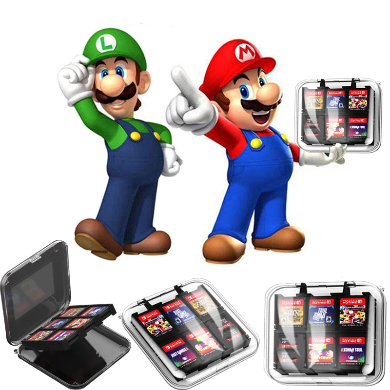 Карта памяти WaterLowrie 12 в 1 держатель для карт Micro SD чехол Nintendo Switch NS Lite хранение