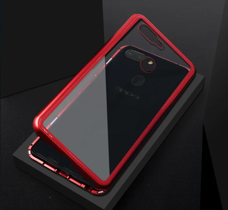 Goyce Магнитный Адсорбция дело для OPPO R15 Стандартный мечта Алюминий металлический