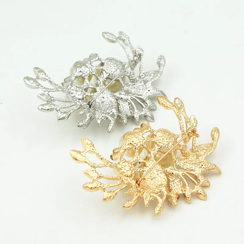 Женская Брошь в вечерние цветка с жемчугом|flower brooches for women|pearl flower broochbrooches women |