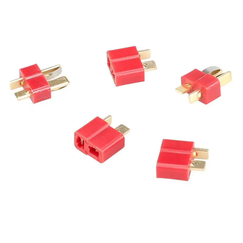 

2000pair / lot ship by fedex / dhl / ups/ tnt T plug Connector Golden T plug for rc helicopter 20% off