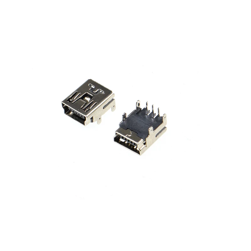 50 шт. мини usb гнездовой разъем 5P 5PIN 90 градусов 4 ножки DIP для мобильного хвоста|dip