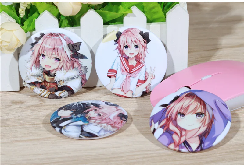 FFFPIN 5,8 см брошь японское аниме Fate Astolfo мальчик шпилька для девочек Русский мультфильм нагрудник значок монета значок ткань рюкзак Декор Прямая поставка