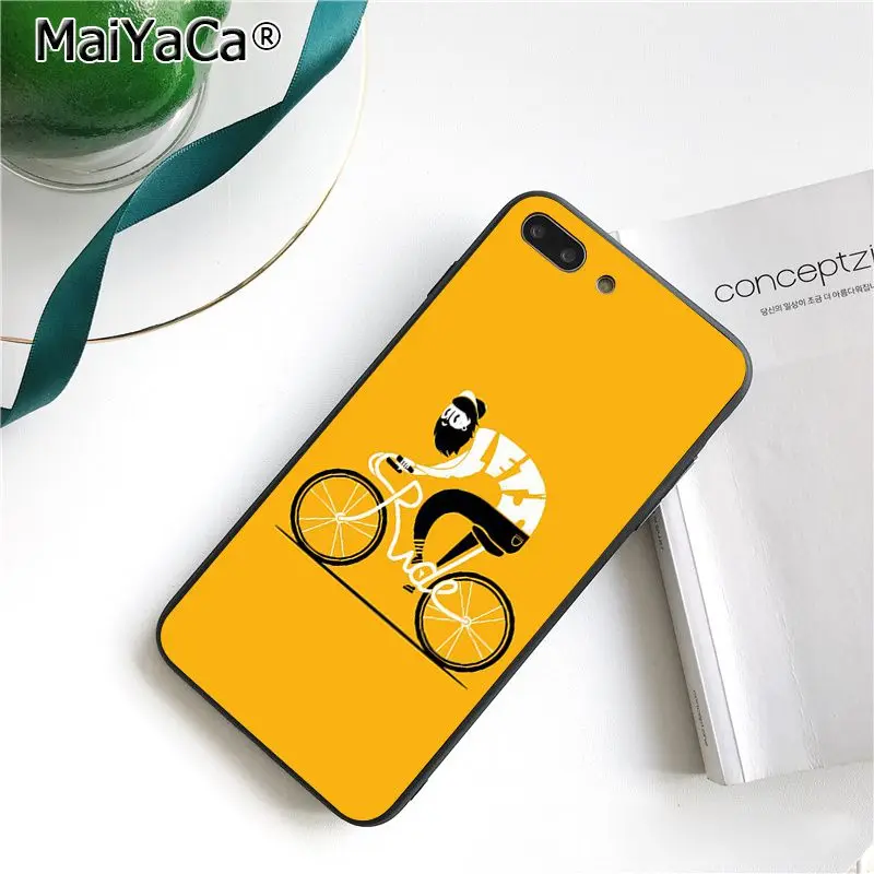 Чехол для телефона MaiYaCa BIKE CYCLING art Для iphone 11 Pro 11Pro MAX 8 7 6 6S Plus 5 5S SE XR X XS MAX 10