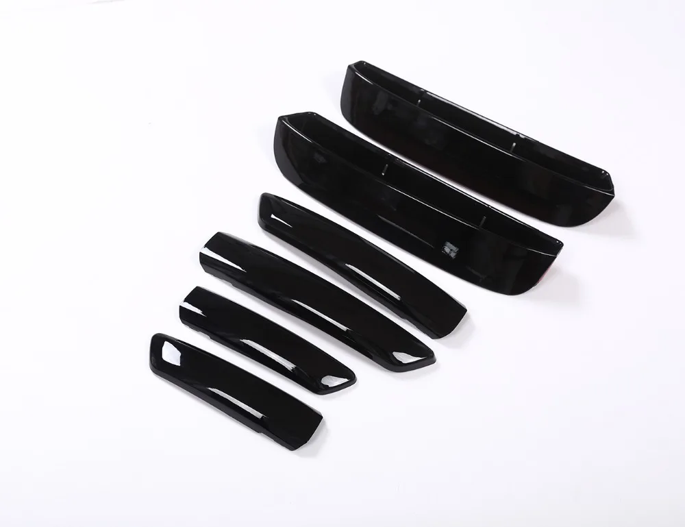 Car-Styling Piano Black Front Fog Lamp Trim Decoration Cover for Land Rover Discovery 5 LR5 L462 Auto Accessories 2Pcs