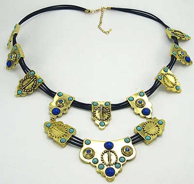 Necklace 1 Кулон Aladdin Will Smith лампа Косплей Бог ожерелье смола цинковый сплав Кожа Веревка ожерелье - Окраска металла: Necklace 1