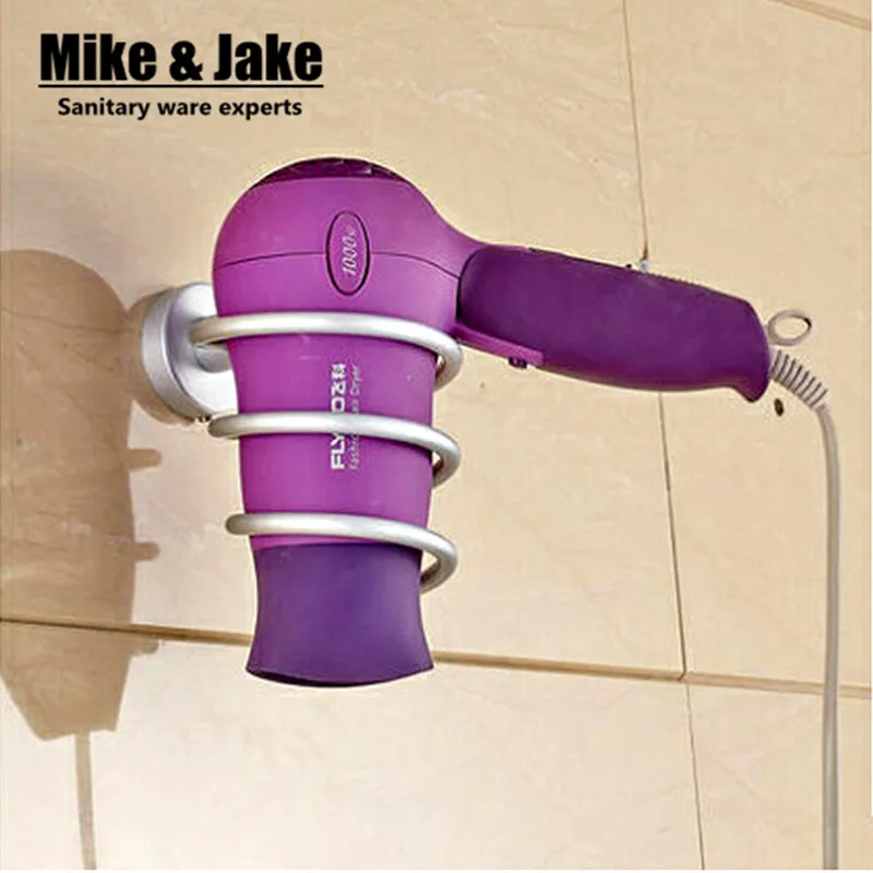 Bathroom shelf dryer rack hair Households Rack Hair Blow Dryer Holder Wall Hang Aluminum Shelf Accessories |