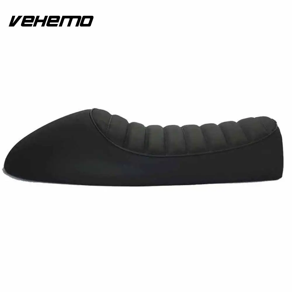 VEHEMO Racer сиденье мотоциклетное седло кожаное Подушка горб Мото Аксессуары для Yamaha