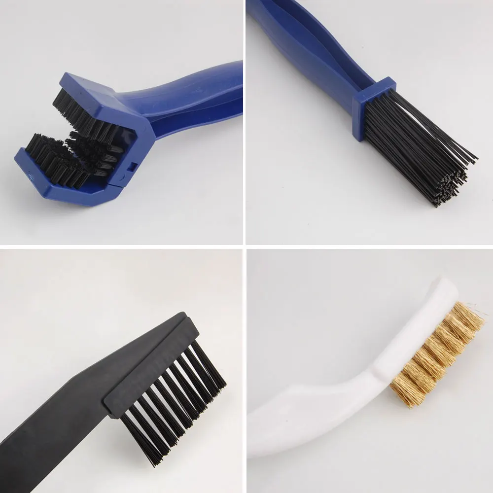 4x Чистящая Щетка цепная Шестерня тормозной инструмент для удаления грязи и