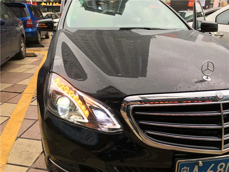 VLAND фабрики для автомобильных фар для Mercedes-Benz класса E80 E200 E260L для светодиодный фары DRL H7 ксеноновых ламп hid фары 35 Вт