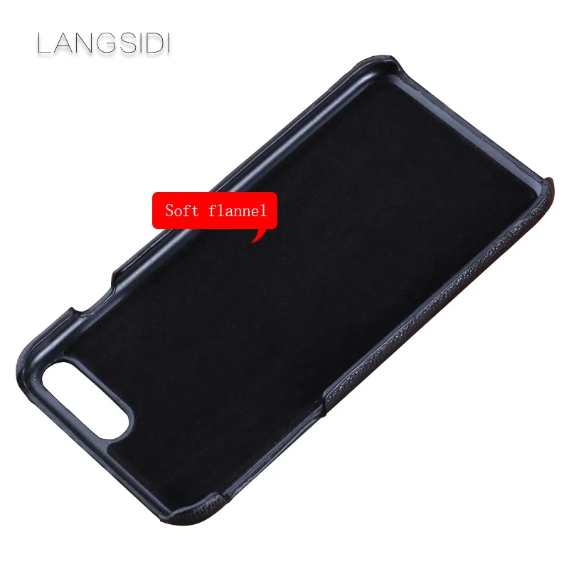 Чехол LANGSIDI из натуральной кожи для Iphone 11 pro max 12 xr xs x 7 | Мобильные телефоны и