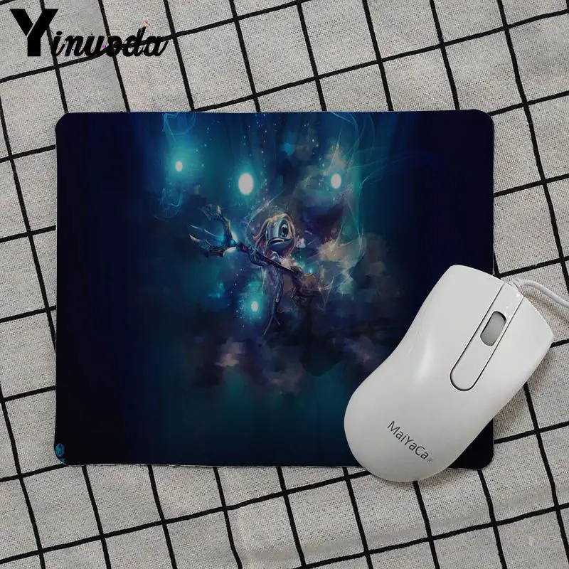 No Lock Edge18x22cm Yinuoda Подарочный коврик для мальчика Fizz League of legends уникальная настольная панель игра геймерский коврик для мыши игровая клавиатура Коврик компьютерный коврик для мыши - Цвет: No Lock Edge18x22cm