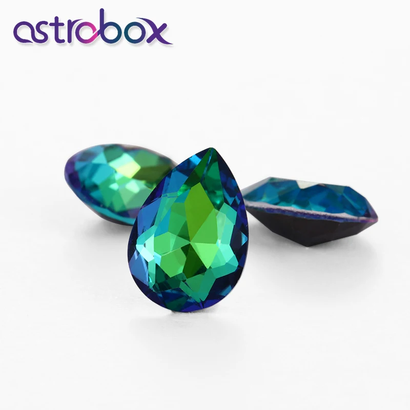 

Sphinx Hotfix Stone Crystal Drop Stone Glass rhinestones for clothing stones decor garment applique accessories Green crystal Cl