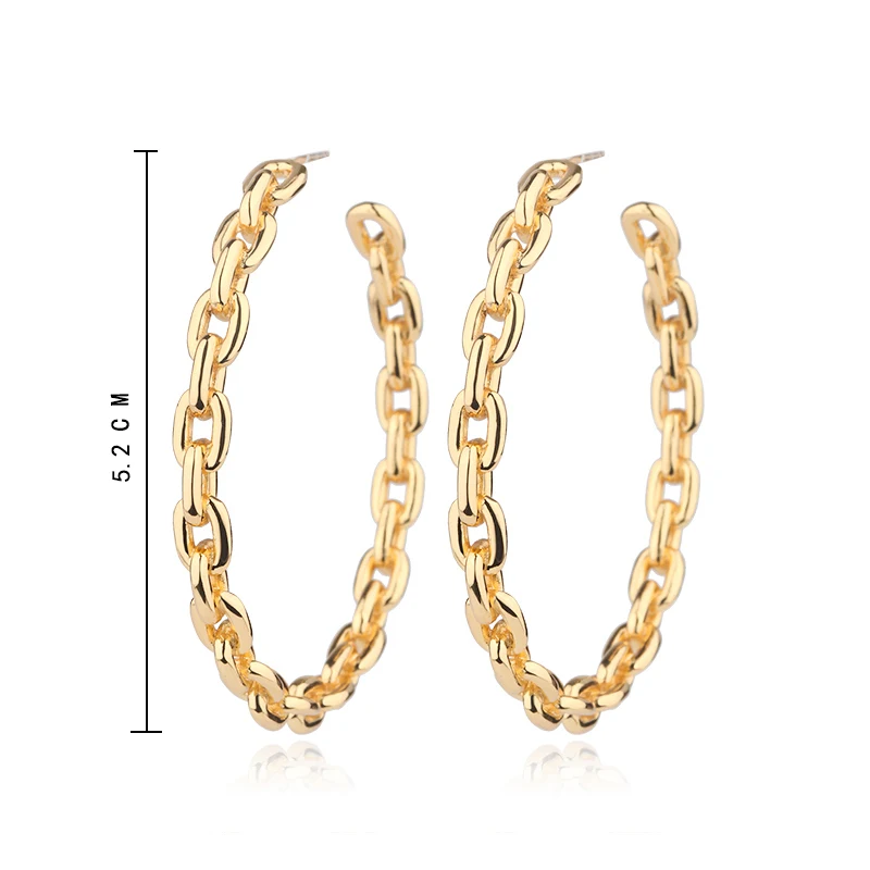 Большие круглые серьги золотистые черные металлические медные|Серьги-кольца| |