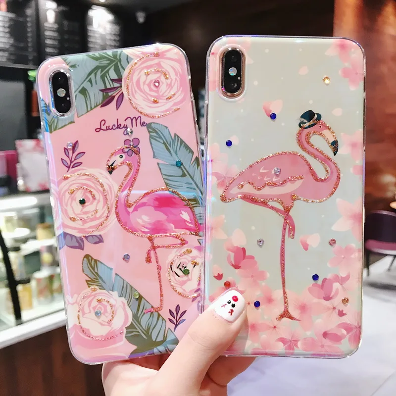 Роскошный блестящий чехол со стразами для iPhone XS MAX XR 6 6s 7 8 Plus X чехлы с изображением