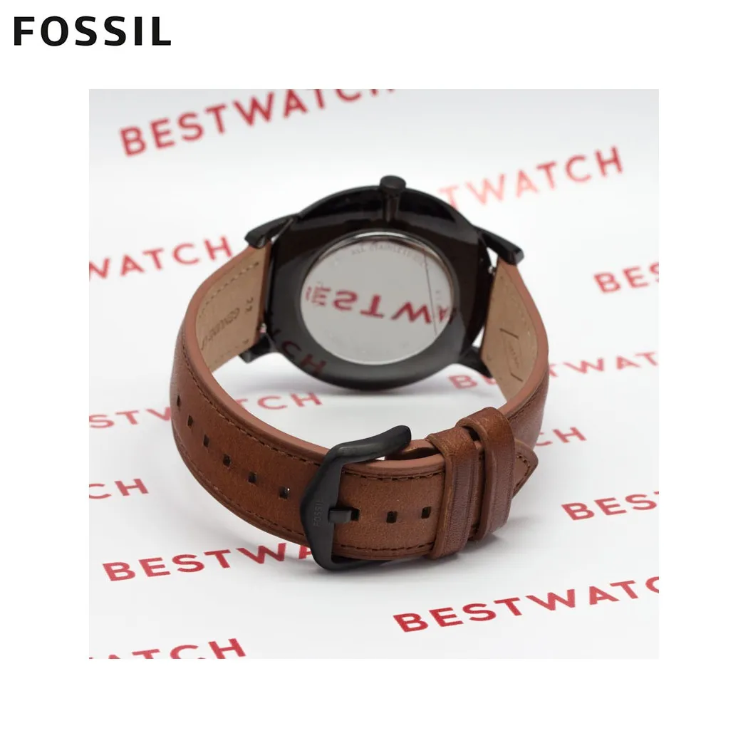 Наручные часы Fossil FS5305 мужские кварцевые на кожаном ремешке|Кварцевые часы| |
