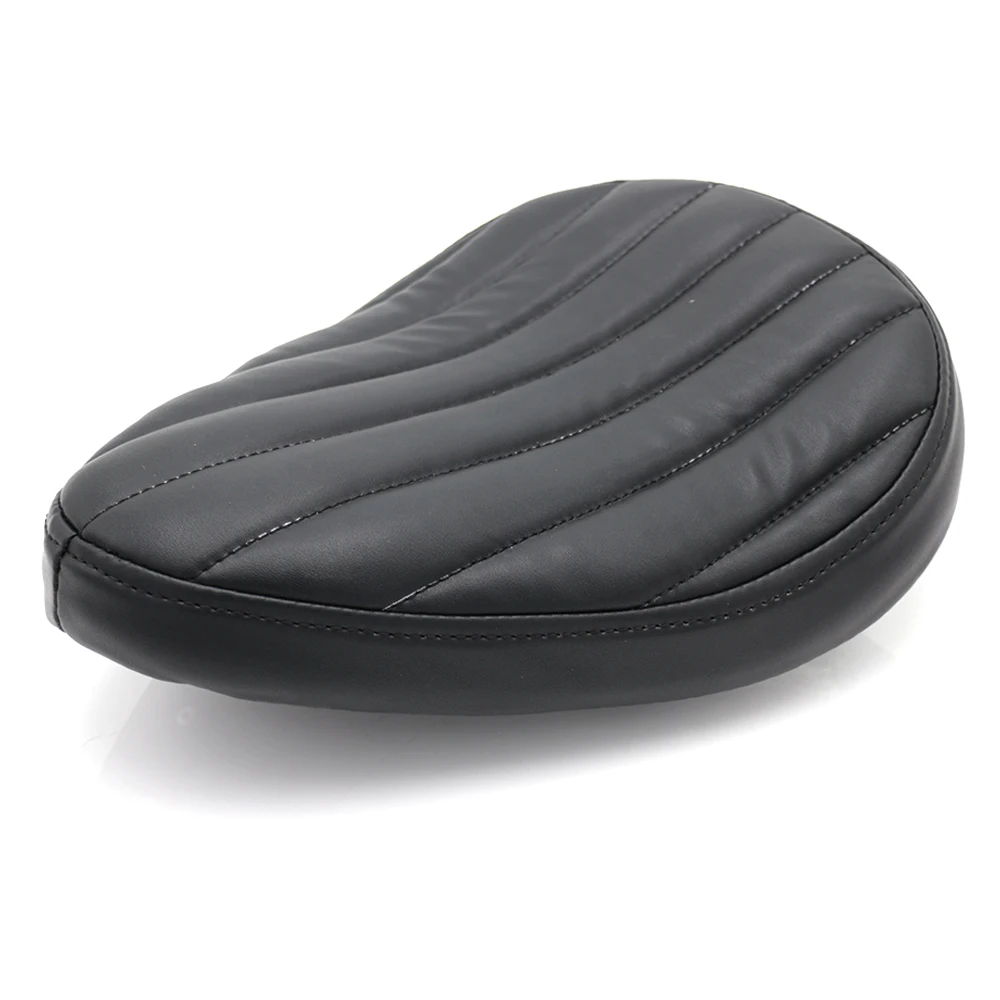 Mooreaxe черный мотоцикл " Solo Весна сиденье водителя мягкое седло для Harley Dyna Sportster XL883 XL1200 Chopper Bobber Пользовательские
