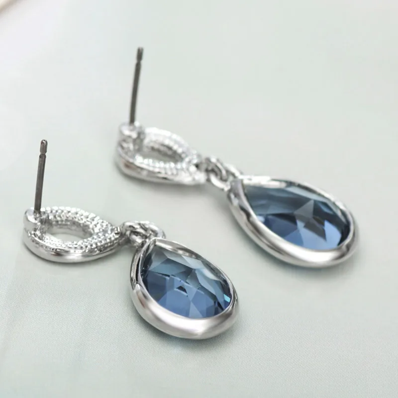 Neoglory австрийский кристалл капли воды свадебные ювелирные наборы подарок невесты