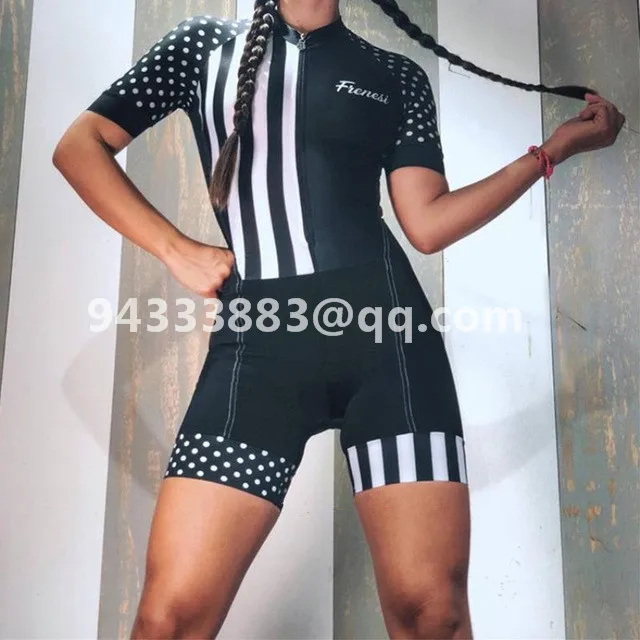 pro team Racing Женская велосипедная майка frenesi черный велокостюм ropa ciclismo mujer триатлон костюм униформа Майо ciclismo - Цвет: 01