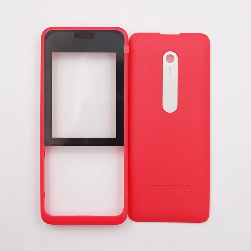 Red (SIM2) BaanSam чехол с одной или двумя картами для Nokia 301 N301 без клавиатуры - Цвет: Red (SIM2)
