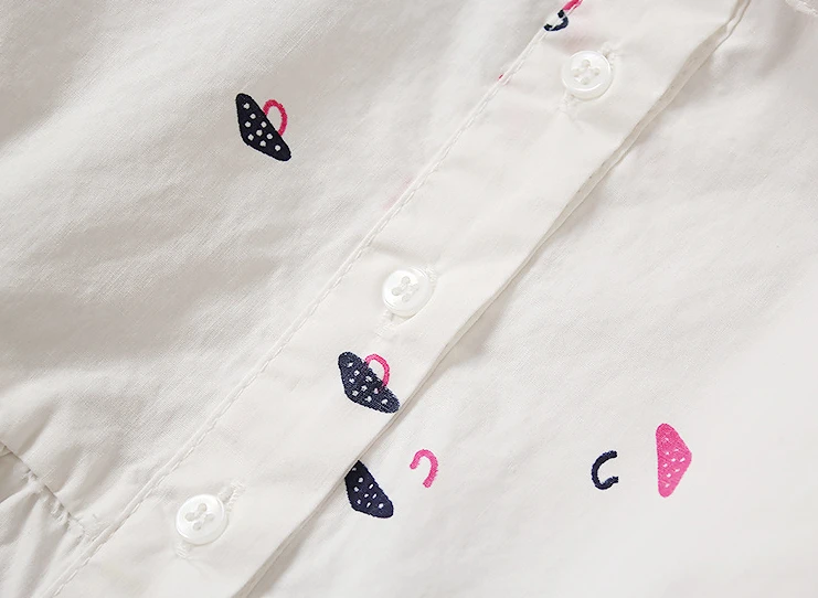 Новое поступление блузки с длинным рукавом для маленьких девочек принтом модные