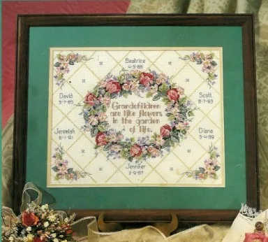 Высокое качество красивый милый Набор для вышивки крестиком дети такие же как