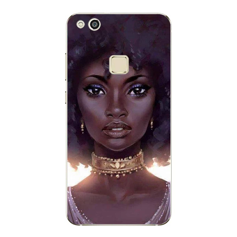 Новое поступление Модный чехол для телефона 2bunz Melanin Poppin black girl Huawei Mate 9 10 Por P9 P10 P20