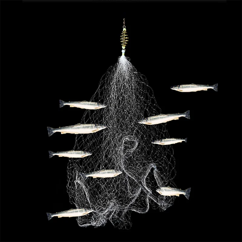 Рыболовная сеть дизайн медной пружины рыболовная для мелководья спортивное